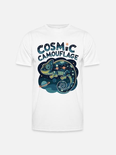 Cosmic Camouflage - Men's Functional T-Shirt - white