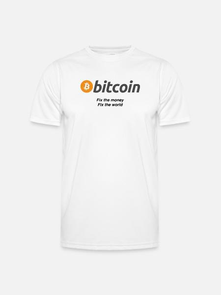 Fixthemoney - Männer Funktions-T-Shirt - Weiß