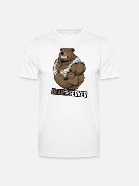 Bearserker - Men's Functional T-Shirt - white