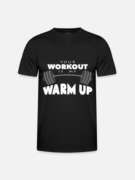 dumbbell - Men's Functional T-Shirt - black