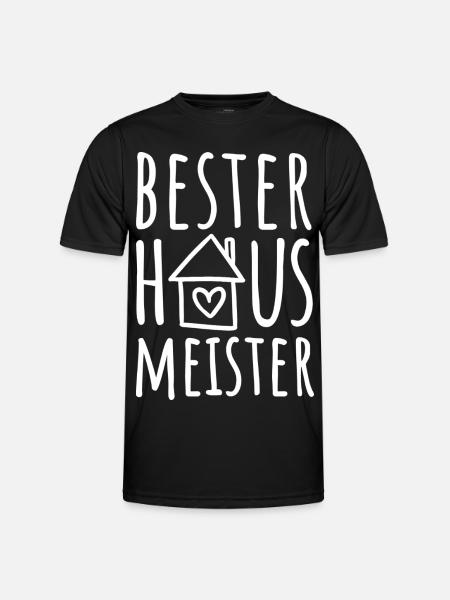Bester Hausmeister - Männer Funktions-T-Shirt - Schwarz