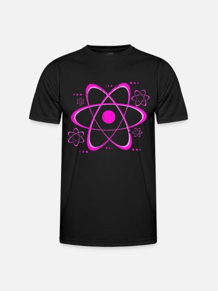 Physiker - Männer Funktions-T-Shirt - Schwarz