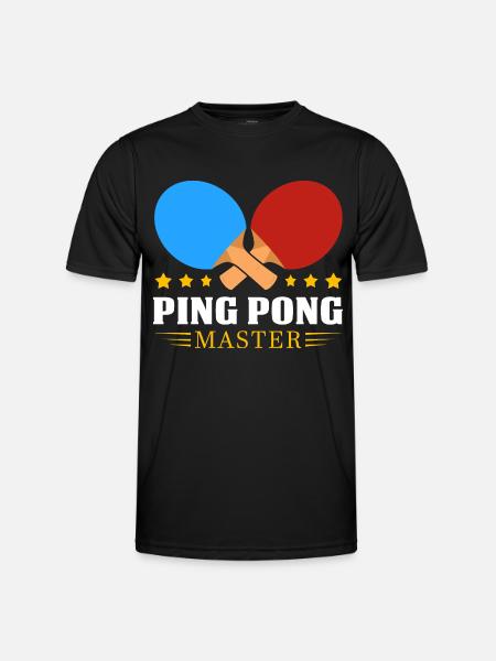 Ping-pong - T-shirt sport Homme - noir
