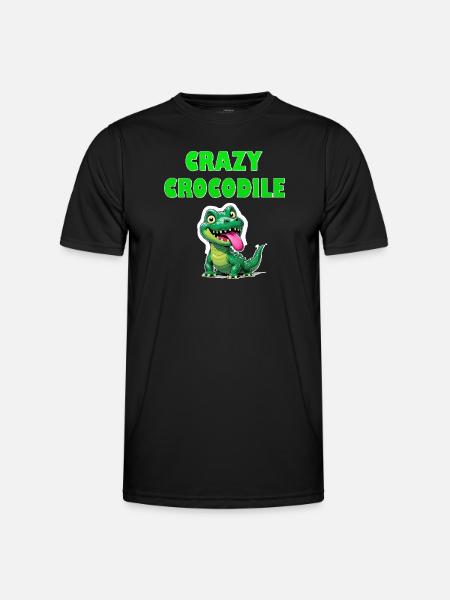Crazy Crocodile - Men's Functional T-Shirt - black