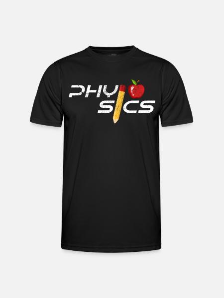 physicist - Men's Functional T-Shirt - black