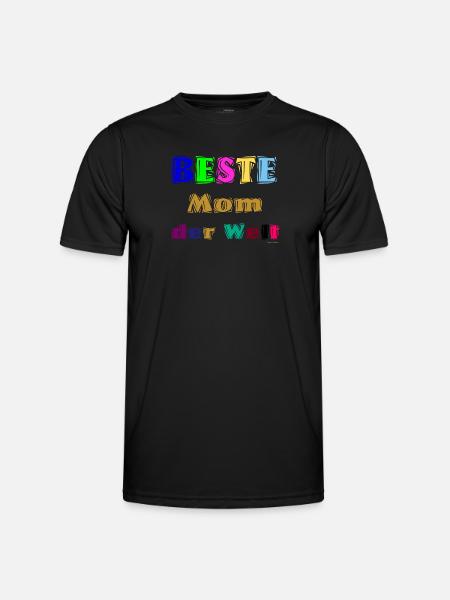 Beste Mutter der Welt - Männer Funktions-T-Shirt - Schwarz