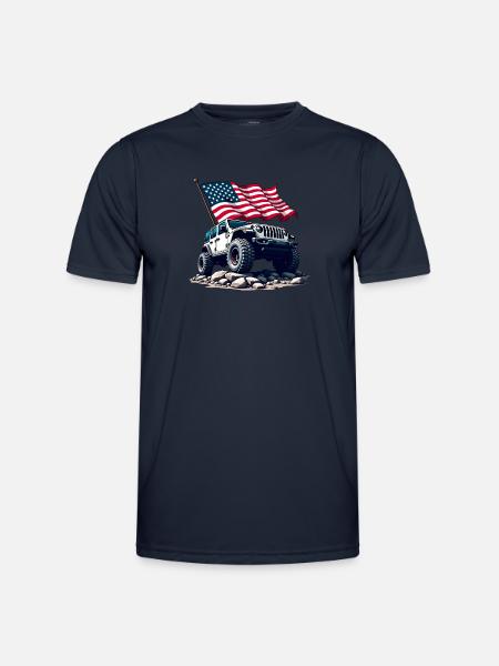 American Off-Road - Men's Functional T-Shirt - navy