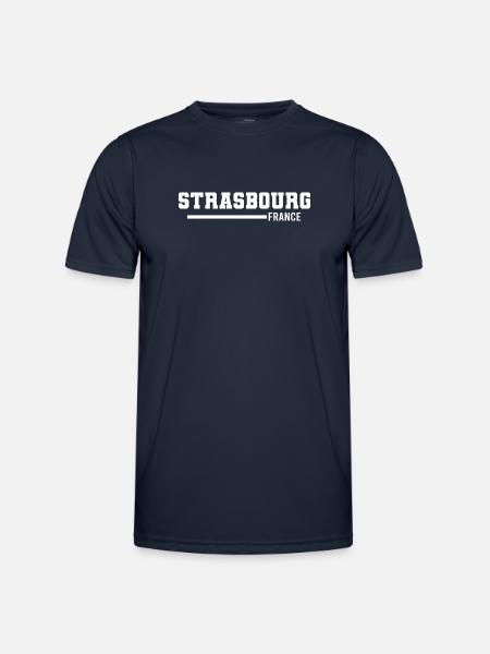 Strasbourg | France - Men's Functional T-Shirt - navy