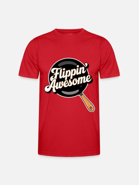 Flippin Awesome - Men's Functional T-Shirt - red