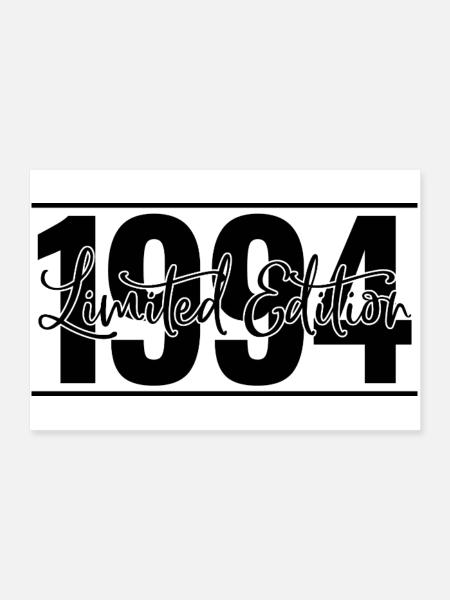 Limited Edition 1994 - Poster 36" x 24" (90x60 cm) - white - Front