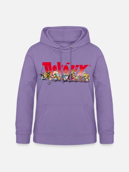 Asterix & Obelix Rennstart - Frauen Hoodie - Lavendel