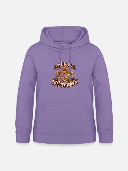 Süsse Sternstunden Sternkeks - Frauen Hoodie - Lavendel