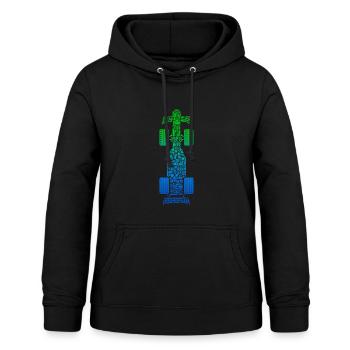 Rennwagen Autorennen Motorsport Rennauto Kinder - Frauen Hoodie - Schwarz - Vorne - AI Model Female 172 light (172cm)