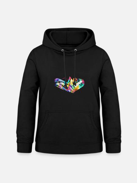 Aufmerksame Hebamme Wochenbett - Frauen Hoodie - Schwarz