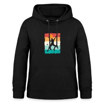 Boulder Klettern Bouldern Kletterer Bergsteiger - Frauen Hoodie - Schwarz - Vorne - AI Model Female 172 light (172cm)