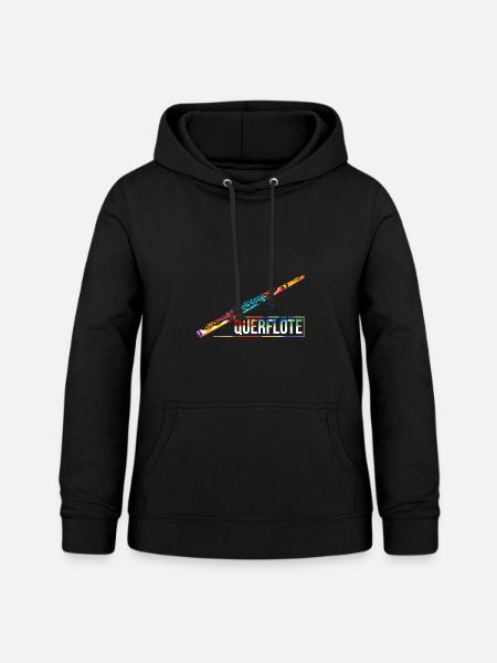 Beschwingte Flöte Musikschule - Frauen Hoodie - Schwarz