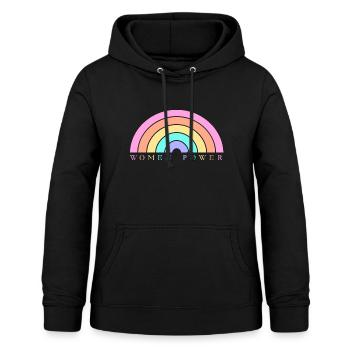 Women Power - Frauen Hoodie - Schwarz - Vorne - AI Model Female 172 light (172cm)