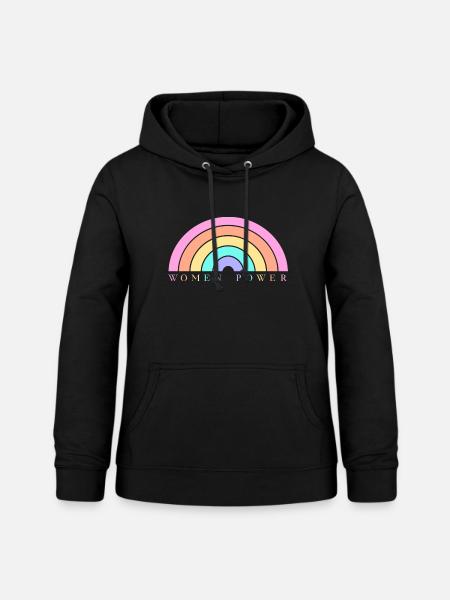 Women Power - Frauen Hoodie - Schwarz