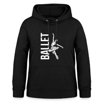 Schwungvoller Ballett Bühnenauftritt - Frauen Hoodie - Schwarz - Vorne - AI Model Female 172 light (172cm)