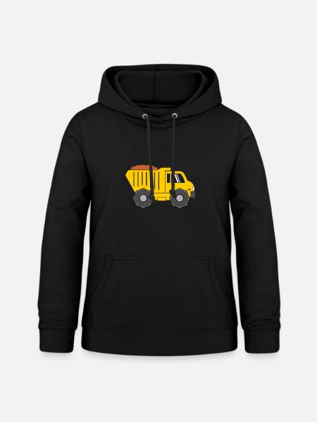 Laster LKW - Frauen Hoodie - Schwarz