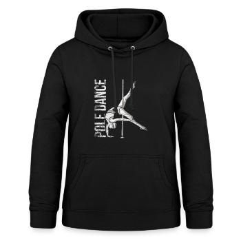 Verruchter Pole Dance Nachtclub - Frauen Hoodie - Schwarz - Vorne - AI Model Female 172 light (172cm)