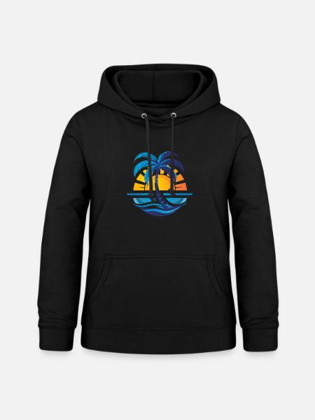Urlaubszeit - Frauen Hoodie - Schwarz
