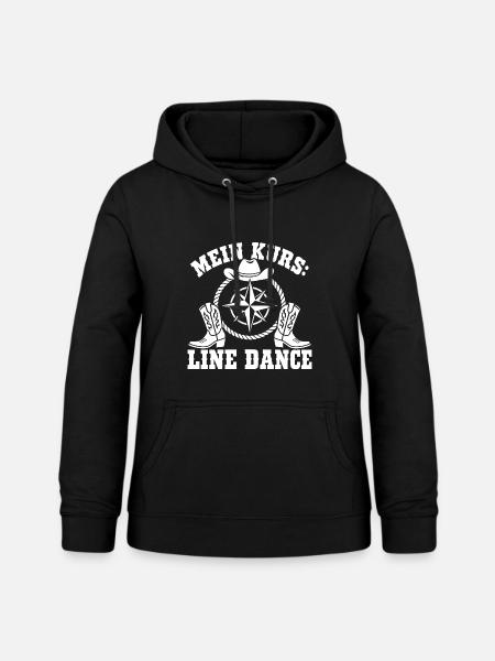 Mein Kurs Line Dance - Frauen Hoodie - Schwarz
