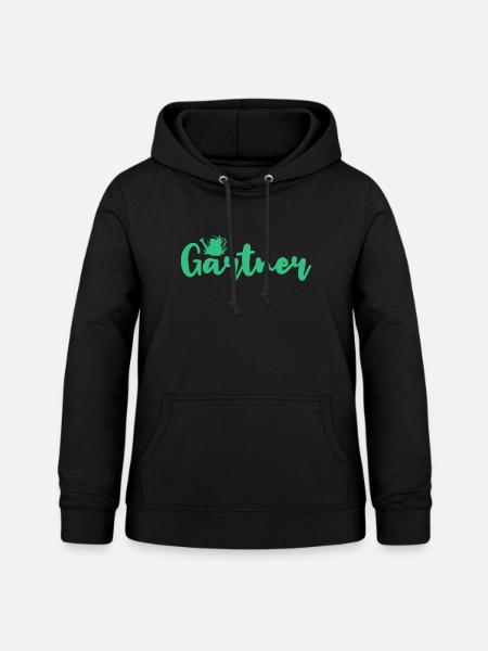 Gärtner - Frauen Hoodie - Schwarz