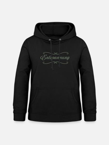 Entspannung - Ruhe - Gelassenheit - Frauen Hoodie - Schwarz