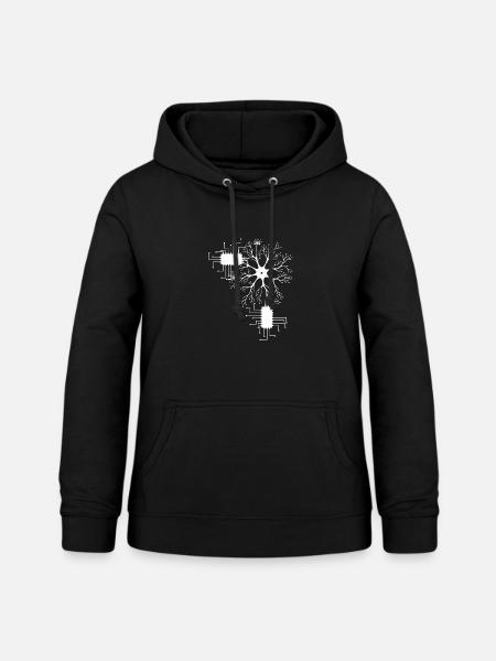 Neuronen Wissenschaft Schaltplan Labor Science - Frauen Hoodie - Schwarz