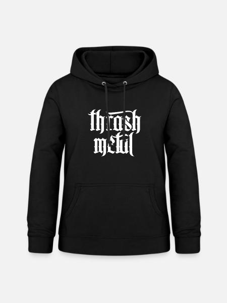 Thrash Metall - Frauen Hoodie - Schwarz