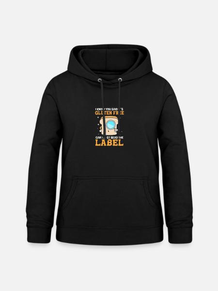 Glutenfrei - Frauen Hoodie - Schwarz