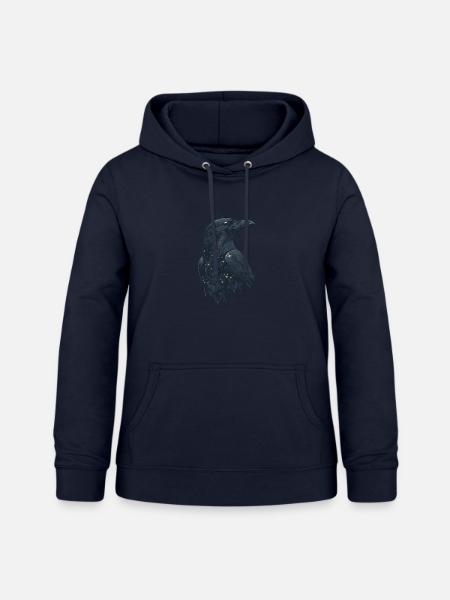 Rabe - Frauen Hoodie - Navy
