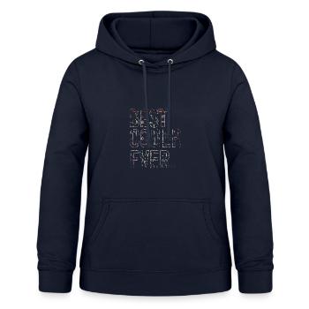 Best Coder Ever Coding - Frauen Hoodie - Navy - Vorne - AI Model Female 172 light (172cm)