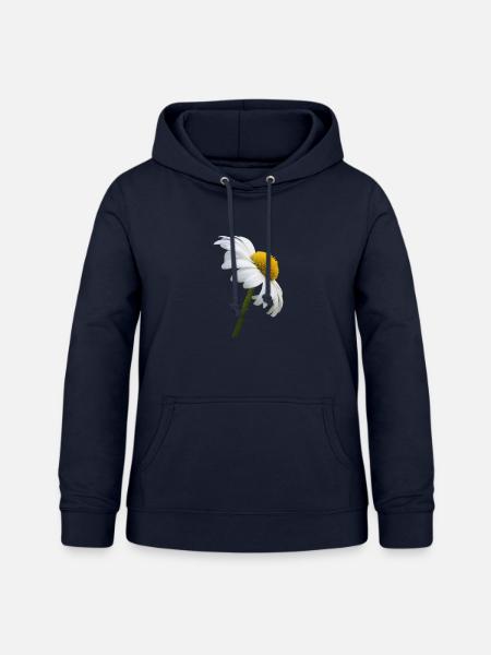 Margerite Gänseblume - Frauen Hoodie - Navy
