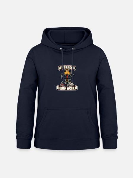 Problem befördert - Frauen Hoodie - Navy