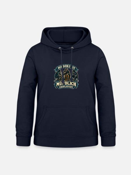 Mündliche IT-Doku - Frauen Hoodie - Navy