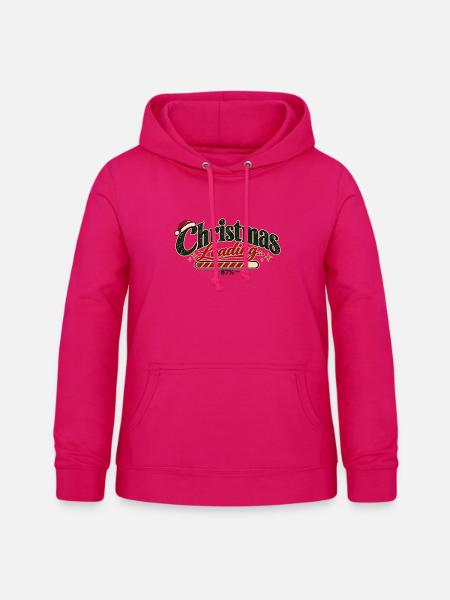 Christmas Loading – Minimalist Christmas - Frauen Hoodie - dunkles Pink