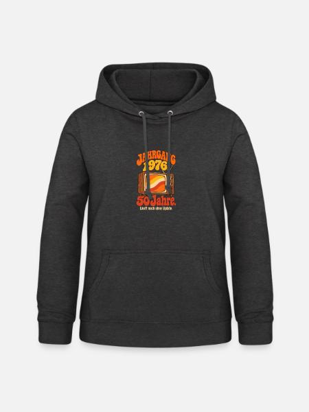 Jahrgang 1976 Läuft ohne Update - Frauen Hoodie - Anthrazit