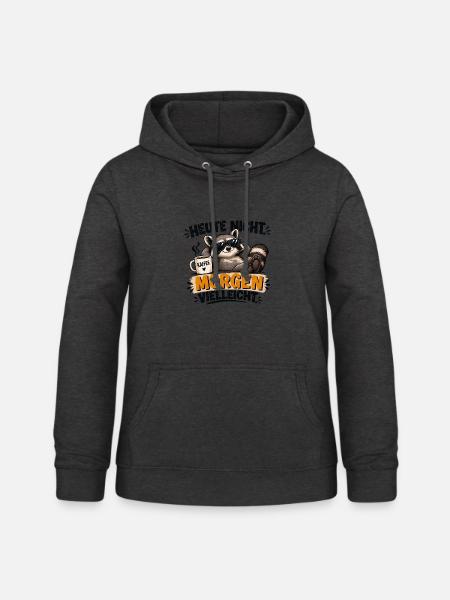 „Lustige Sprüche & kreative Designs“.  - Frauen Hoodie - Anthrazit