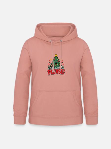 Ä Tännsch'n Please – Glühwein Abend - Frauen Hoodie - Altrosa