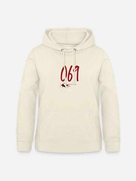 Postleitzahl Frankfurt 069 - Frauen Hoodie - Vanille-Milchshake
