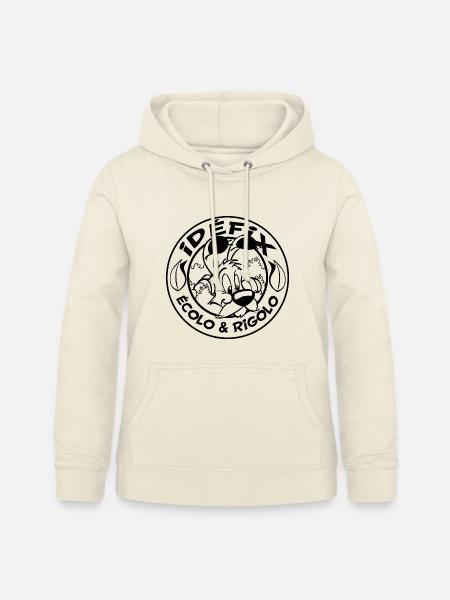 Asterix & Obelix - Idefix Ecolo & Rigolo - Frauen Hoodie - Vanille-Milchshake