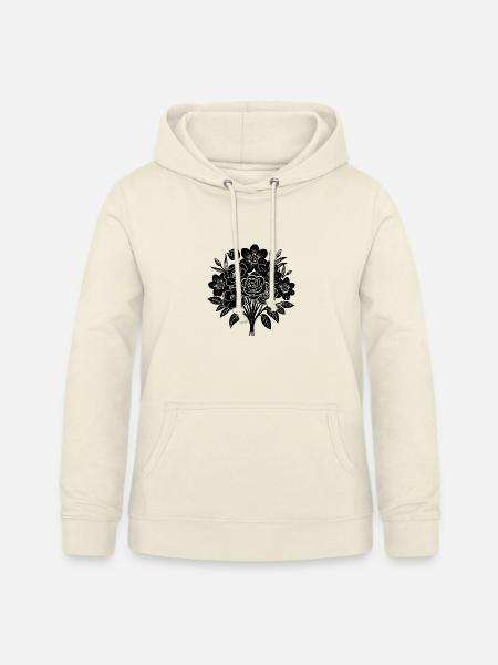 Blumenstrauß - Frauen Hoodie - Vanille-Milchshake