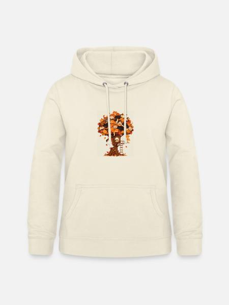 Katzenbaum Herbsttraum - Frauen Hoodie - Vanille-Milchshake
