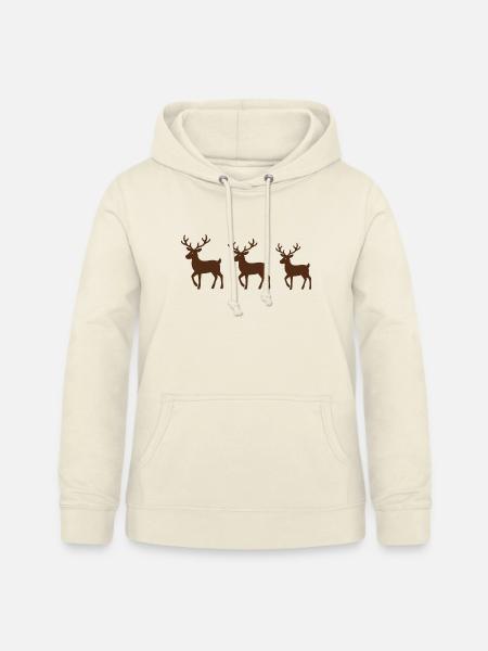 Süßes Rentier Weihnachten Weihnachtsgeschenk - Frauen Hoodie - Vanille-Milchshake