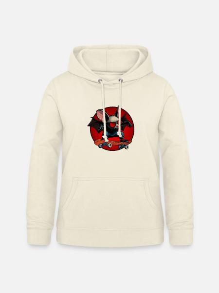 Fledermaus Freestyle - Frauen Hoodie - Vanille-Milchshake