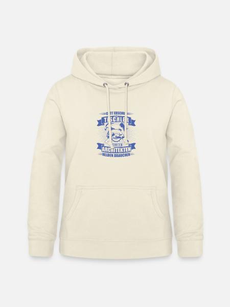 Herren Tischler TShirt Architekten Helden - Frauen Hoodie - Vanille-Milchshake