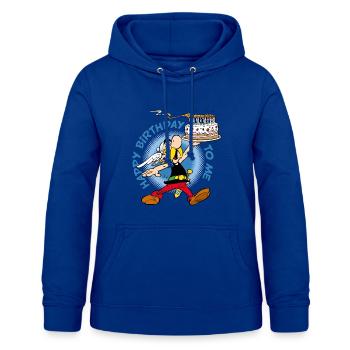 Asterix & Obelix Asterix Alles Gute Zum Geburtstag - Frauen Hoodie - Royalblau - Vorne - AI Model Female 172 light (172cm)