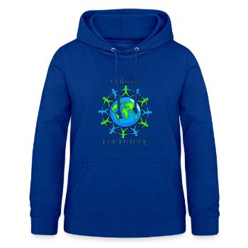 Fridays for future - Frauen Hoodie - Royalblau - Vorne - AI Model Female 172 light (172cm)